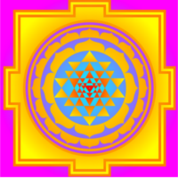 Shree Yantra With Petals