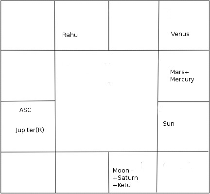 South Indian Natal Chart