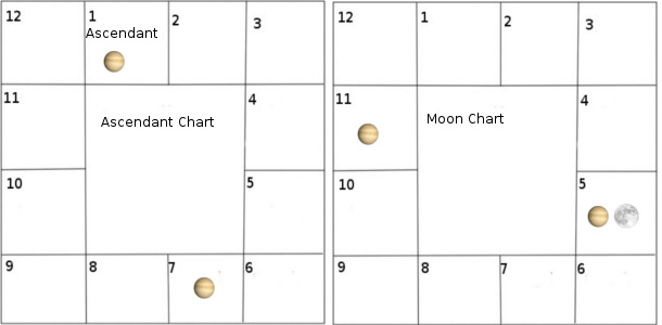 venus should be in 1st or 7th house venus propose